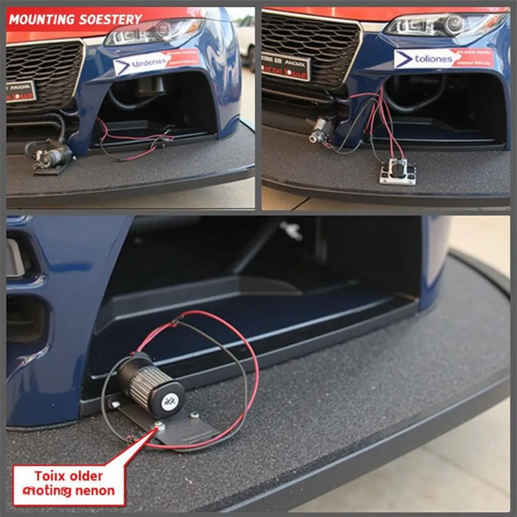 Race Car Front Sensor Installation