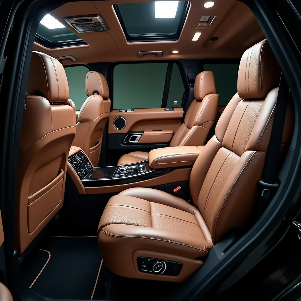 Luxurious Range Rover Interior