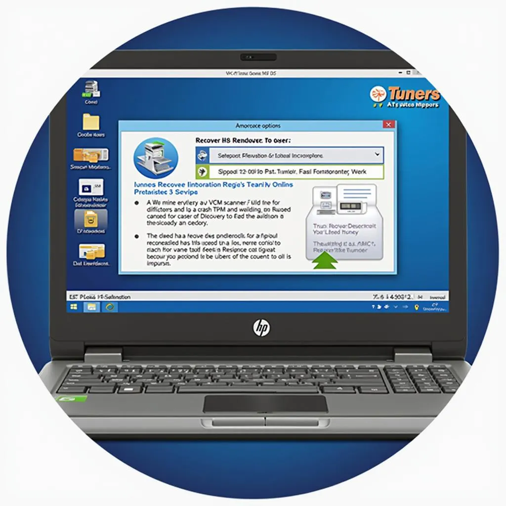 HP Tuners Software Interface for Recovering Data