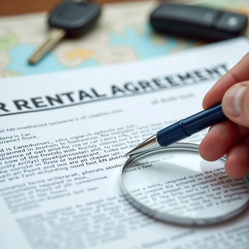 Car Rental Agreement and Insurance