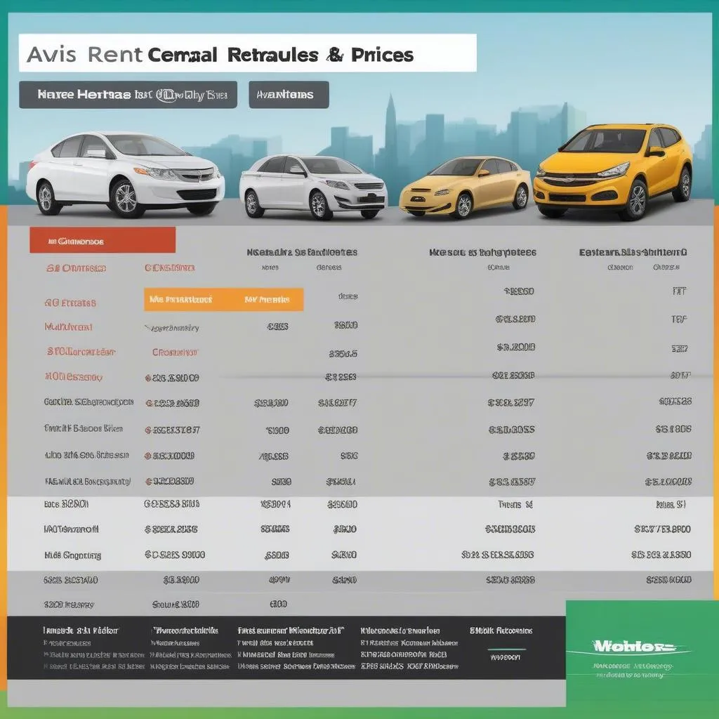 Comparing Car Rental Prices