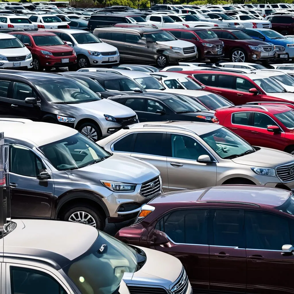 Rental Car Lot