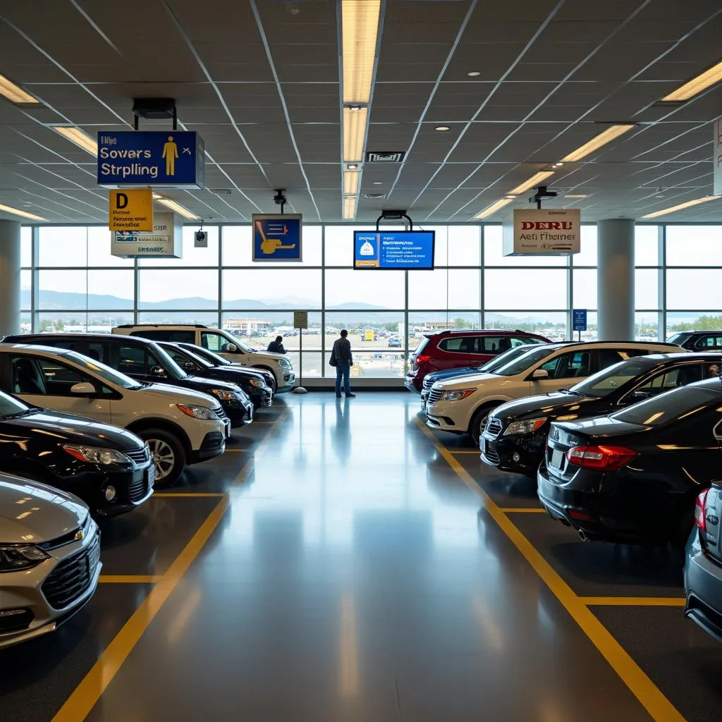 Rental car options at Denver Airport