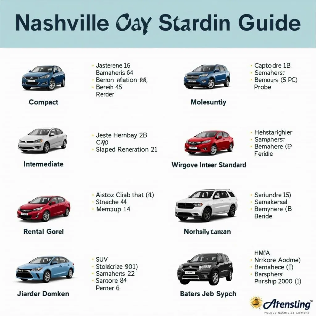 Rental Car Types at Nashville Airport