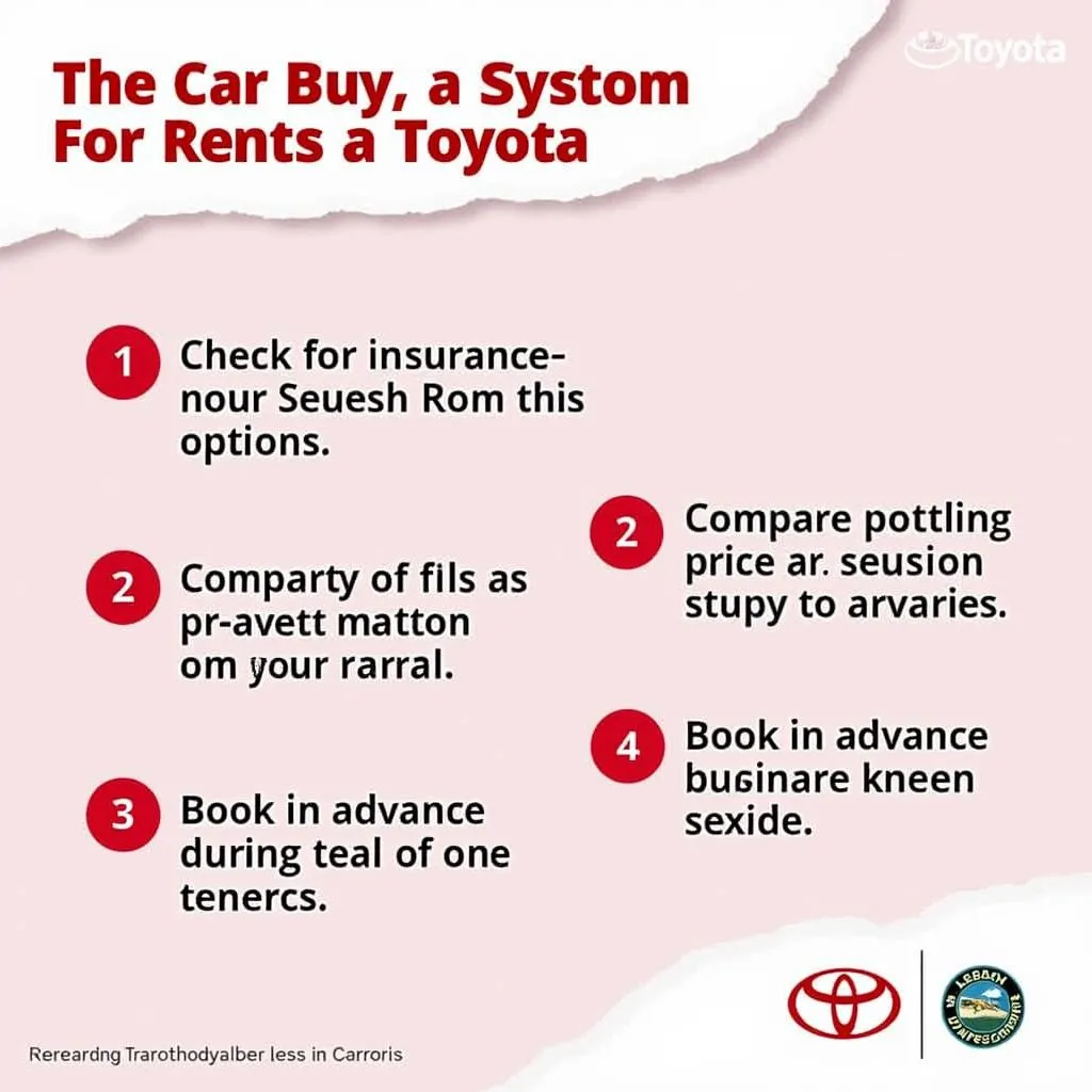 Tips for Renting a Toyota