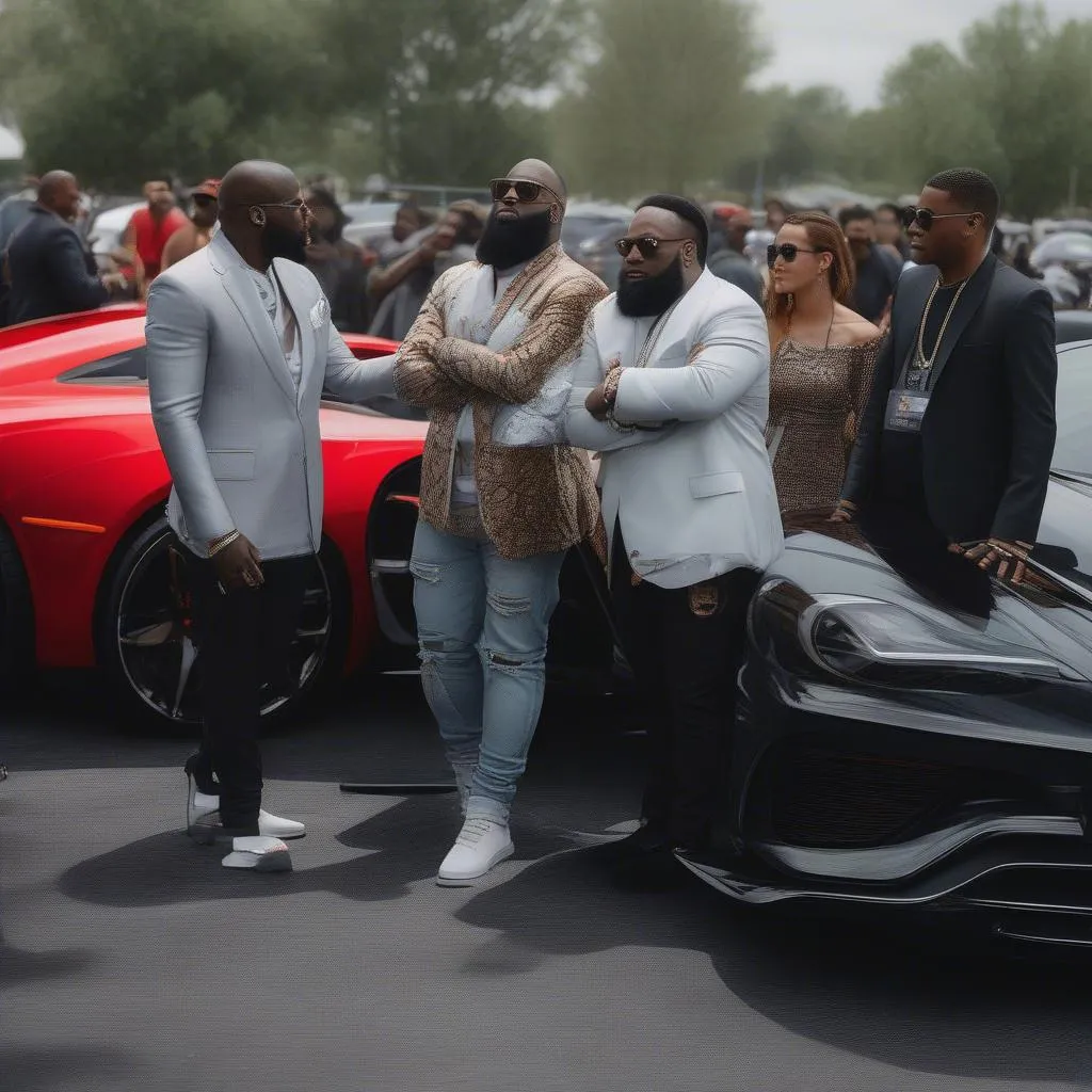 Rick Ross Car Show