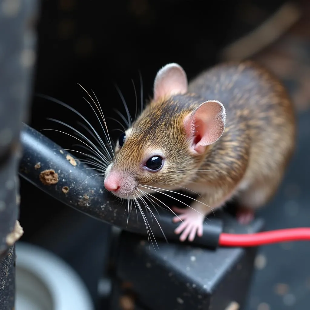 Rodent Damage Car Wiring