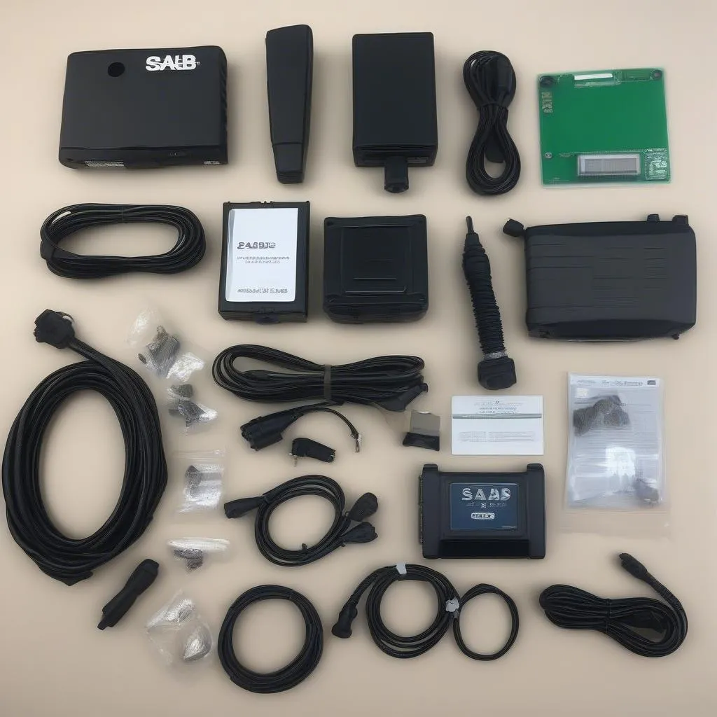 Saab Tech 2 kit with accessories