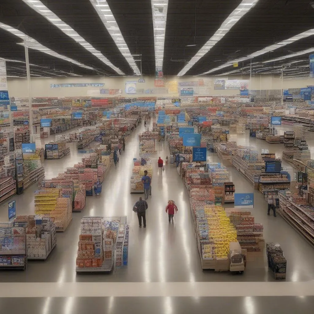 Sam's Club Store Interior