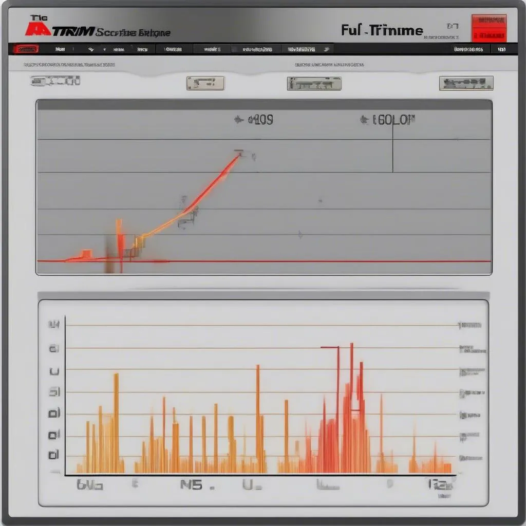 Fuel Trim Values for a Failing Catalytic Converter on a Scan Tool