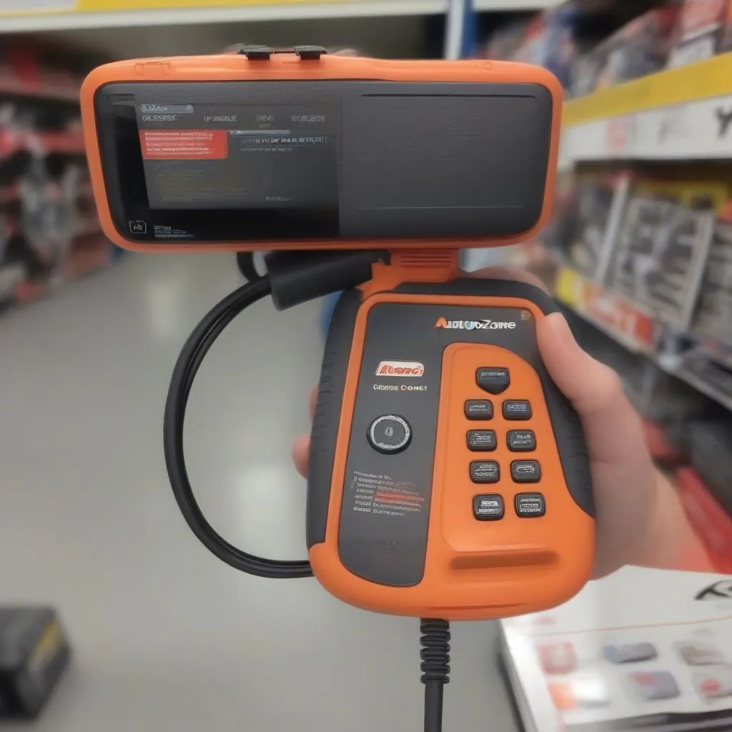 Scan tool for sale at AutoZone