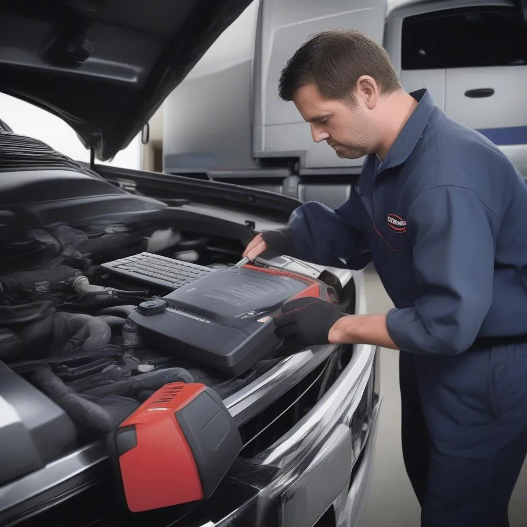 Snap-on scan tool for European trucks