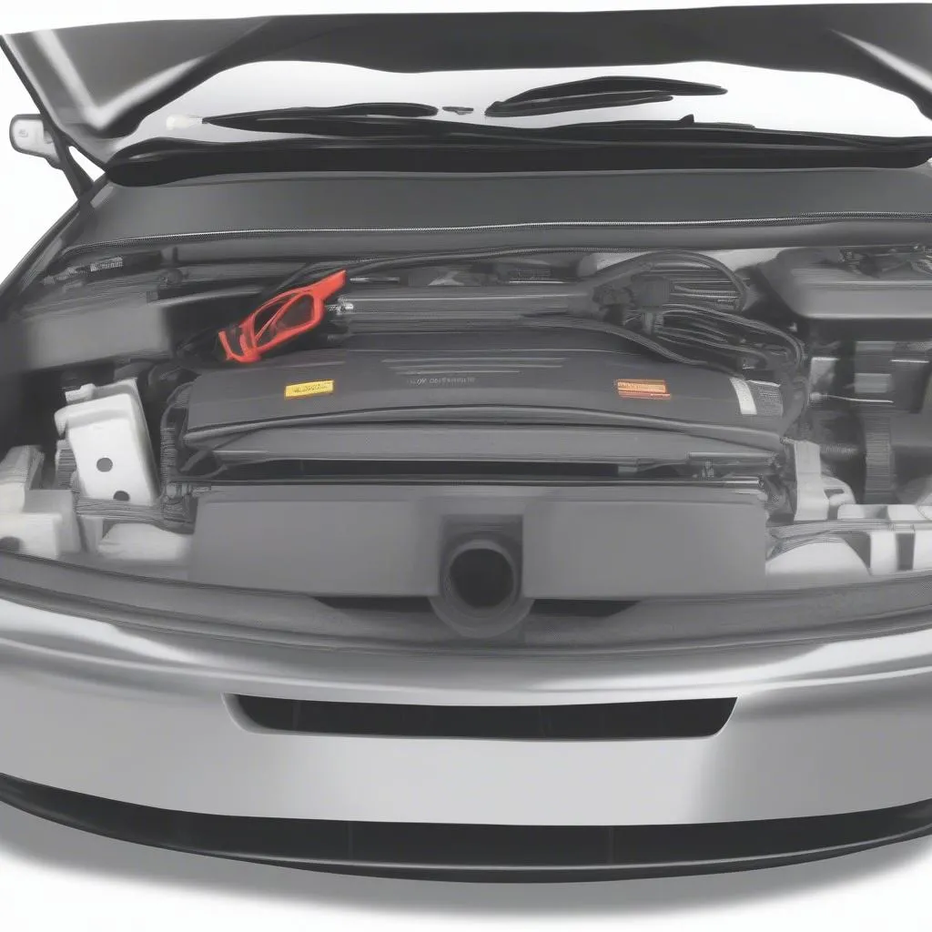 Connecting a scan tool to the OBDII port of a 2001 Acura CL Type S