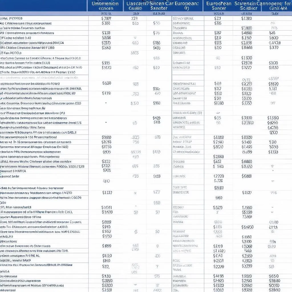 Comparison of Different Scanners