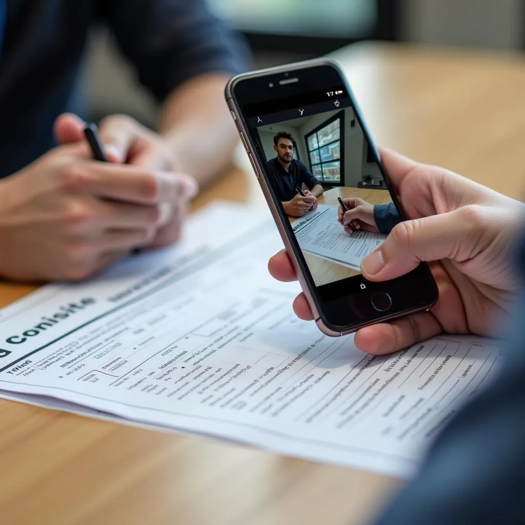 Scanning Car Documents with Smartphone