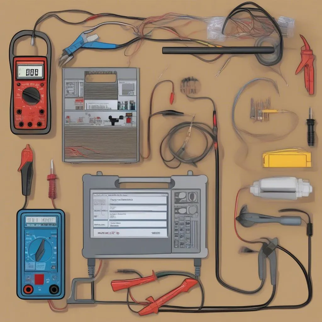 Scrap Metal Car Game 6 Electrical Diagnosis Tools