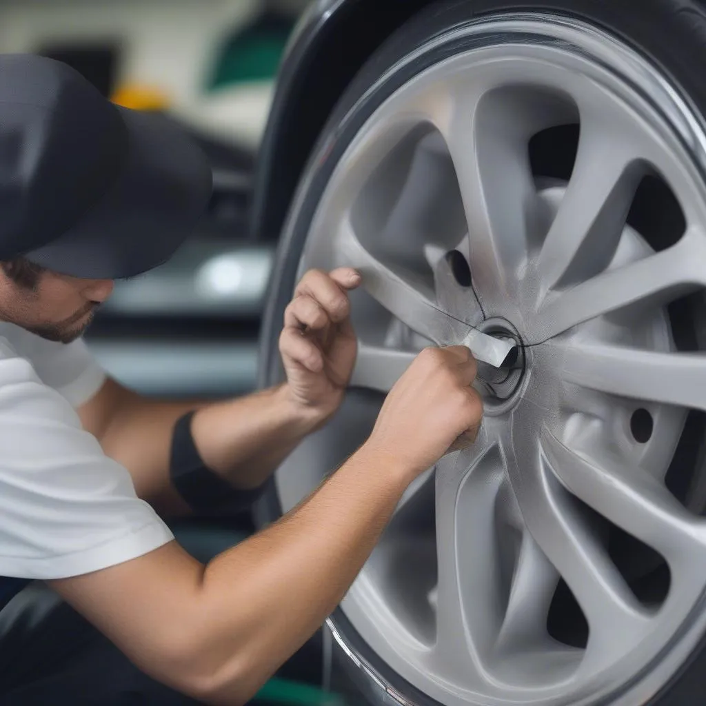 How to inspect scratched car wheels for severity