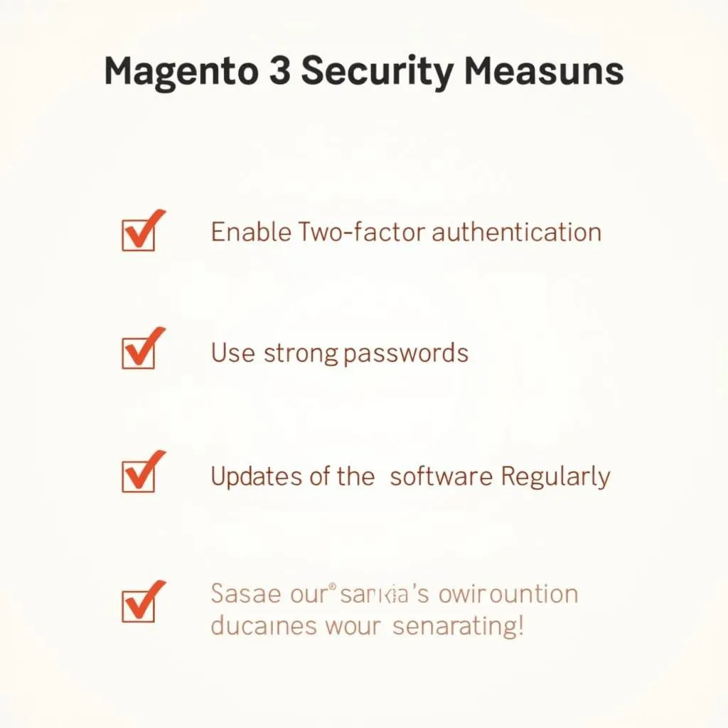 Checklist for securing a Magento website