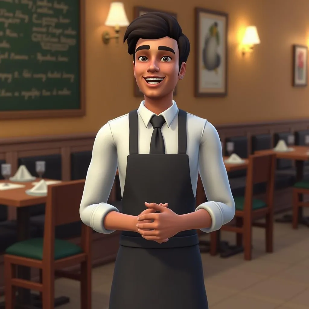 Sims 4 Active Waiter Receiving Promotion