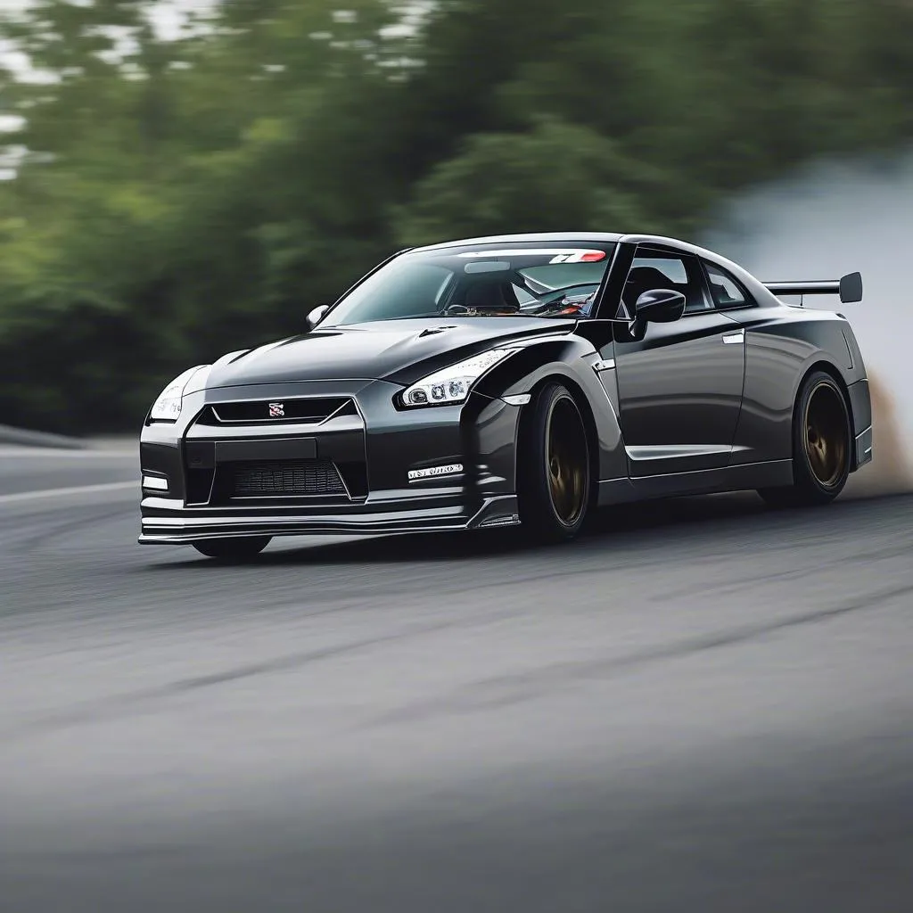 Nissan Skyline GT-R Drifting