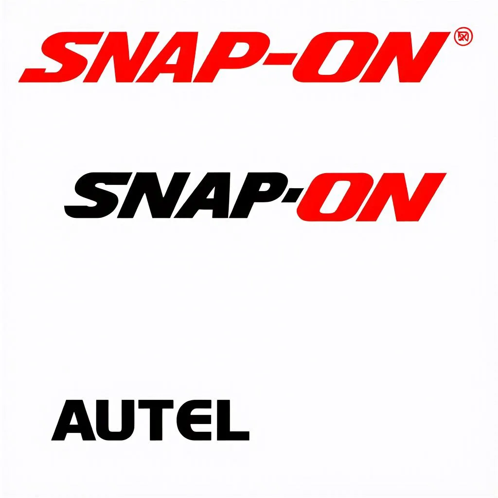 Snap-on and Autel logos