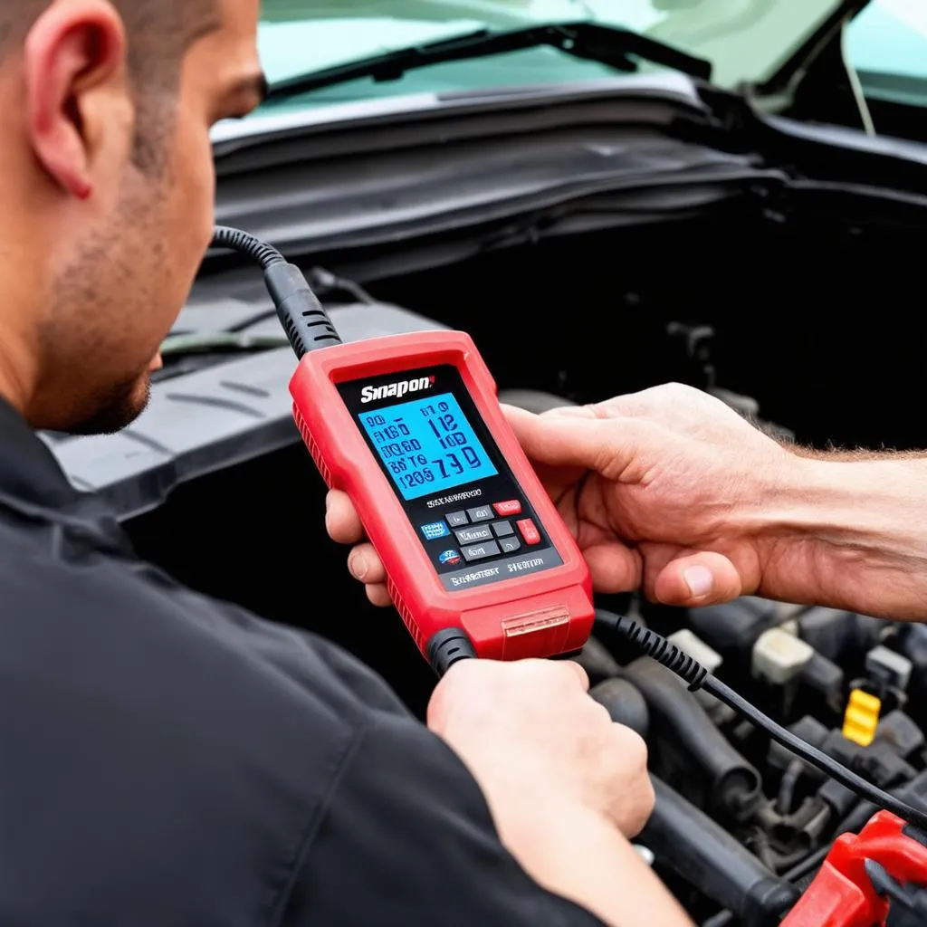 Snap-on Scanner in Action