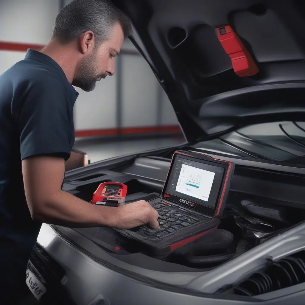 Snap-On Solus Ultra scan tool with European car diagnostic capabilities