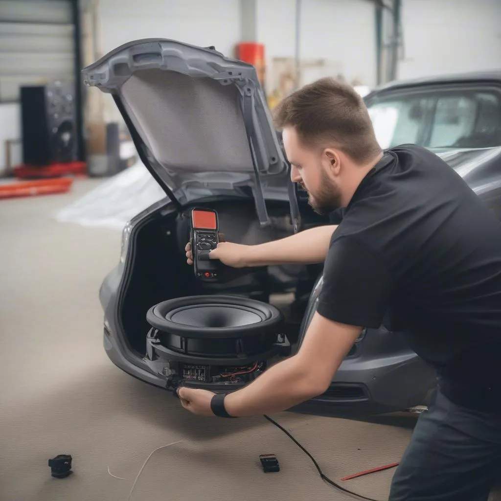 car speaker installation