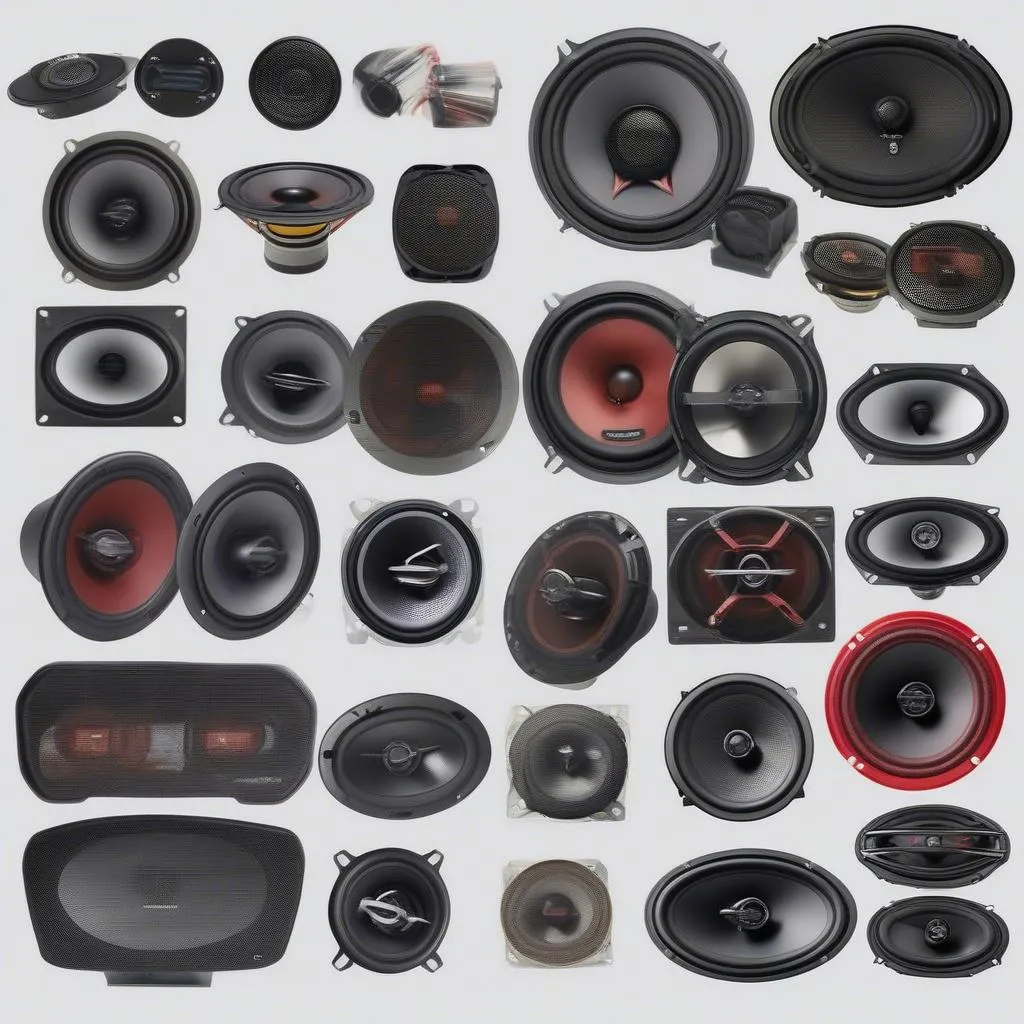 types of car speakers