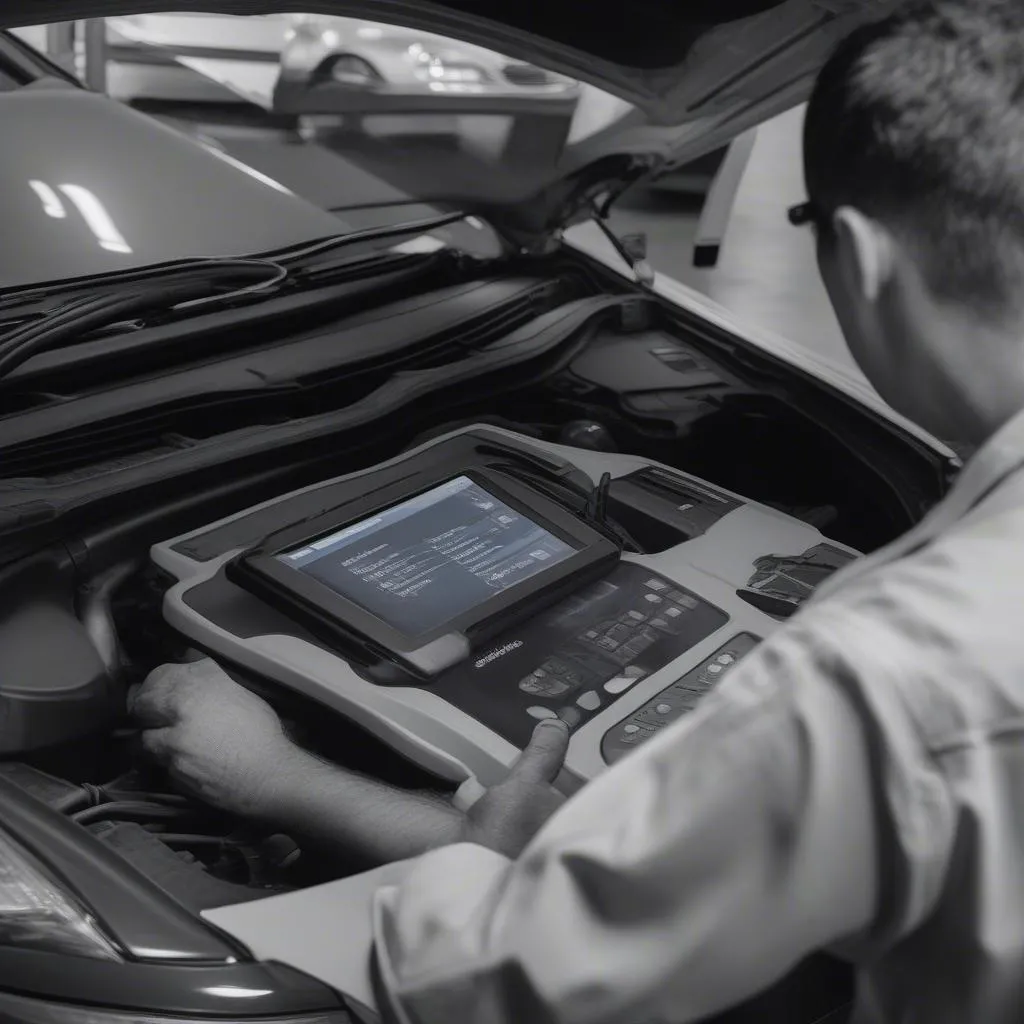 Mercedes-Benz ABS Diagnostic Using a Spectrum LP System Scan Tool