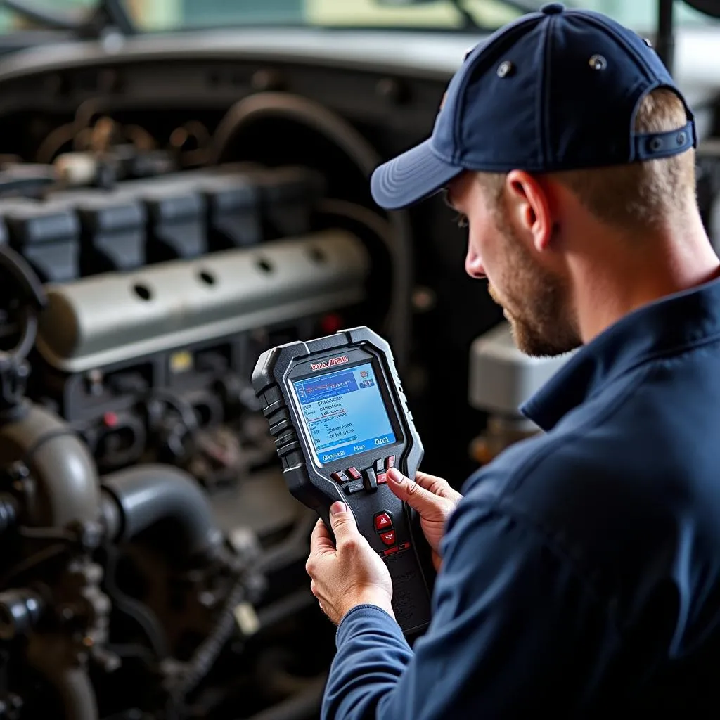 Star Scan Tool Diagnosing Cummins Engine