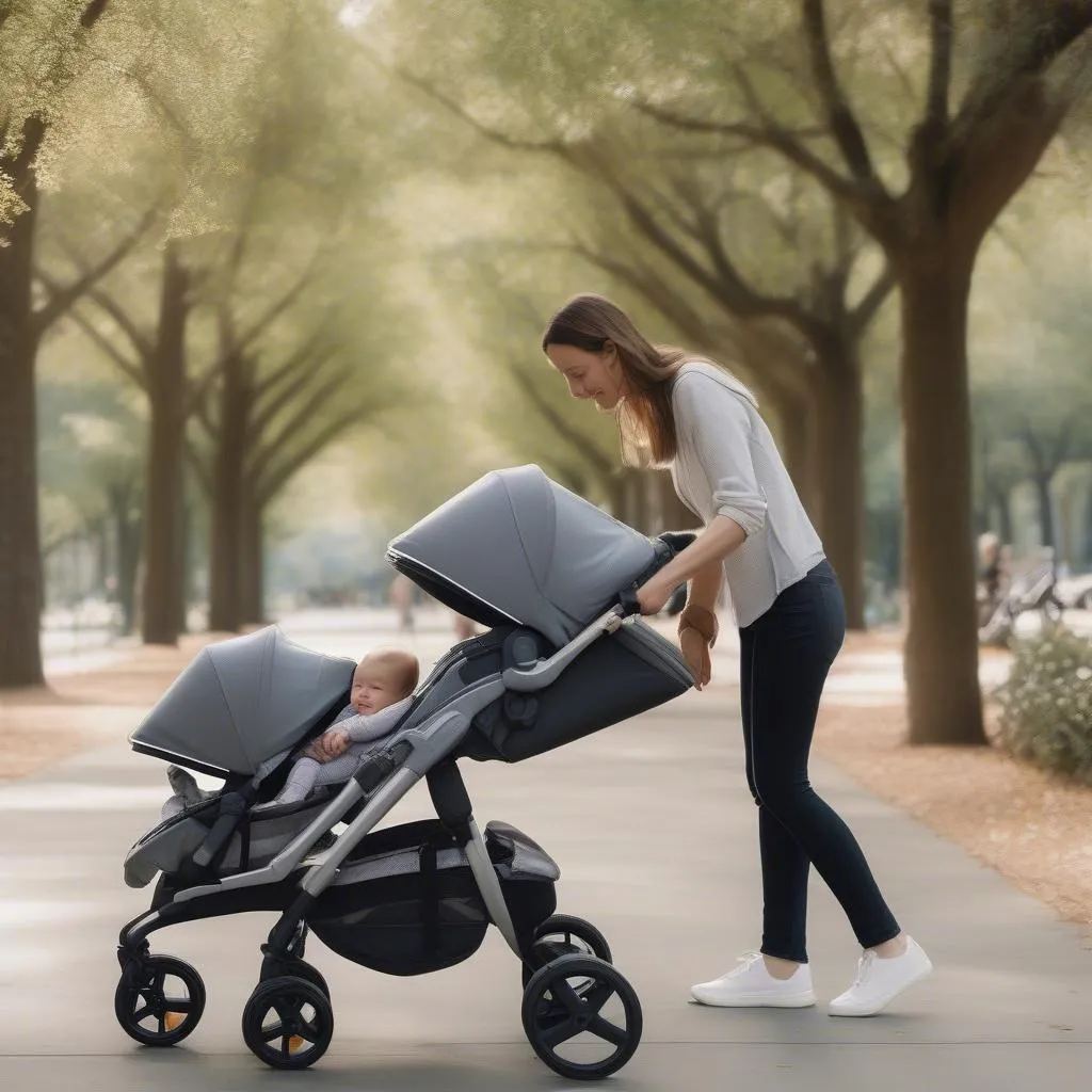 stroller with car seat