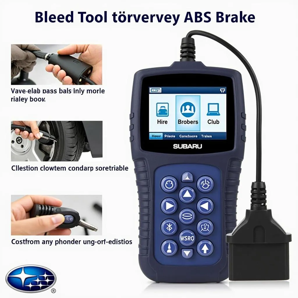 Subaru Scan Tool for Bleeding ABS Brakes