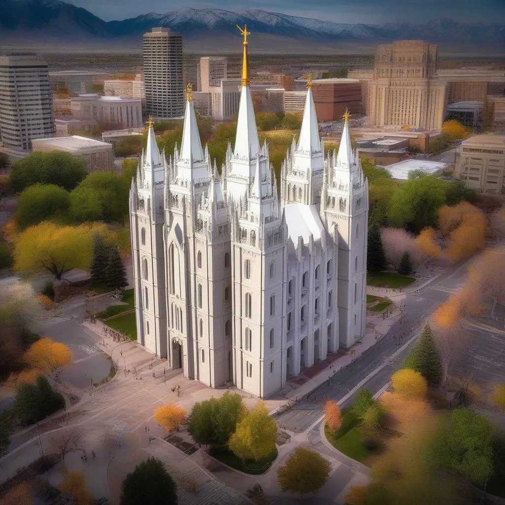 Temple Square, Salt Lake City Landmark