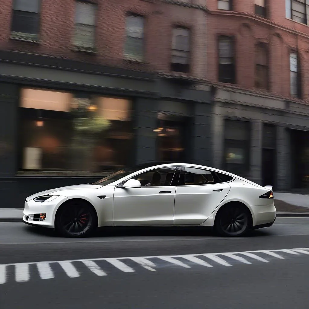 Tesla cop car