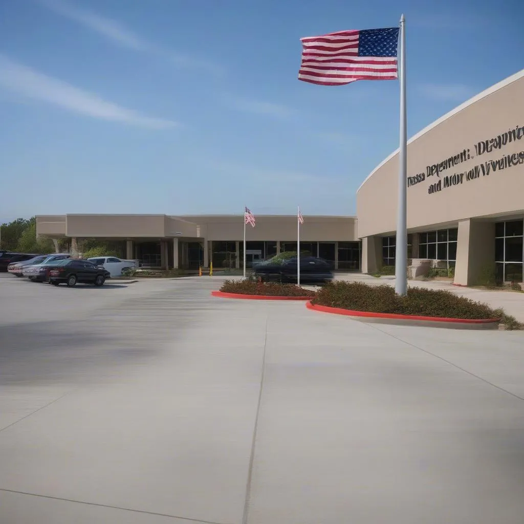 Texas DMV Office Building Exterior