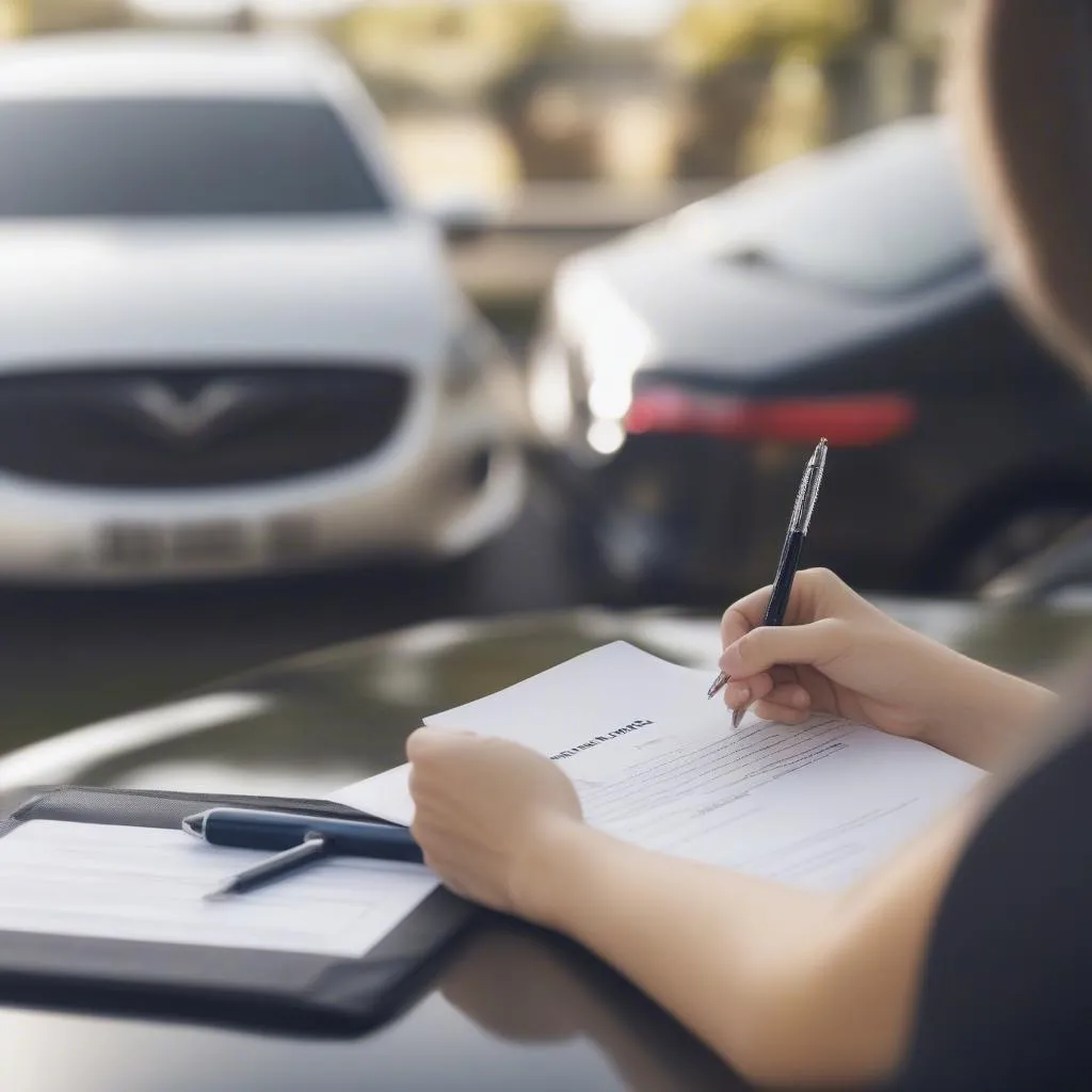 Car title transfer in Texas