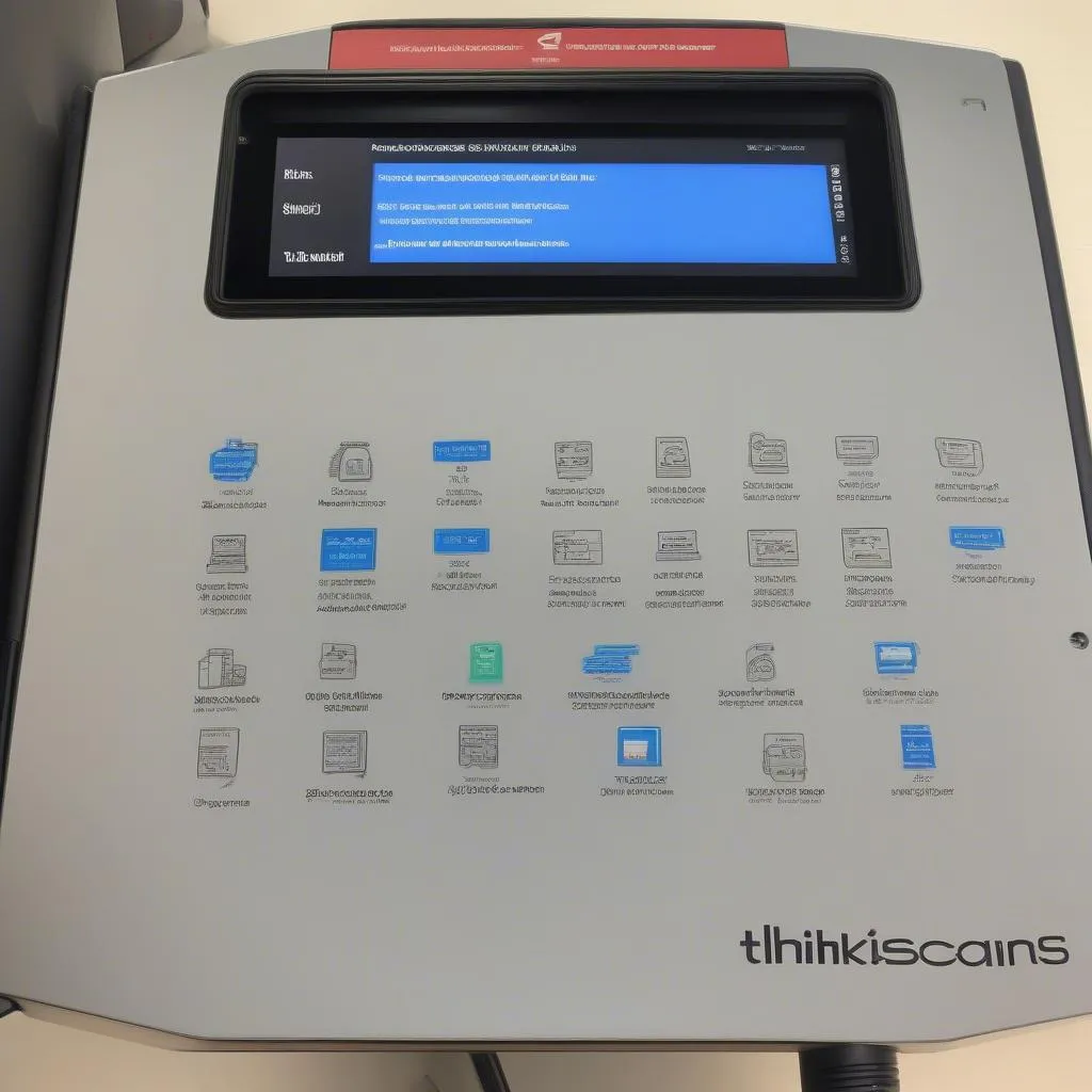 ThinkScan Plus S7 user interface