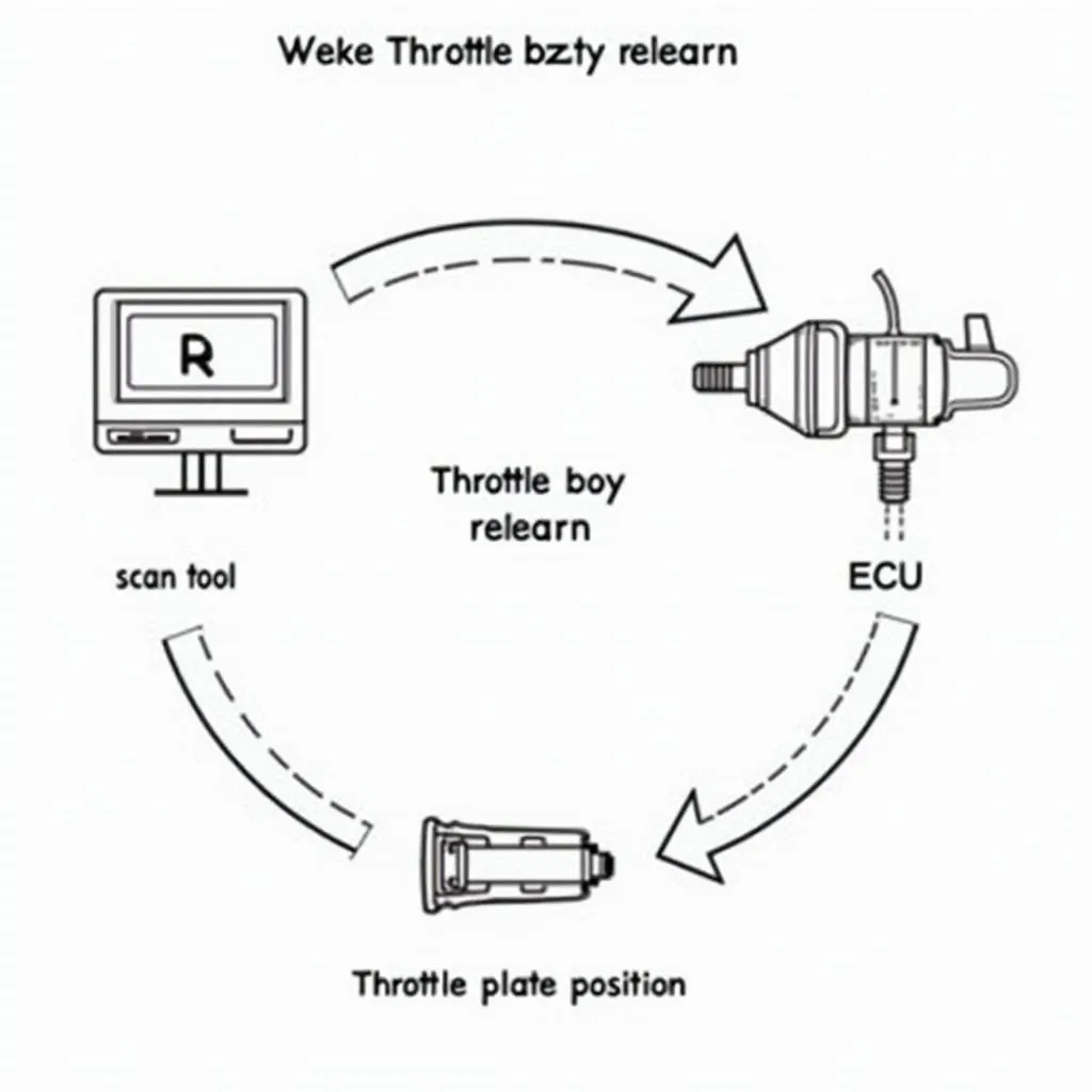 Throttle body relearn process illustration