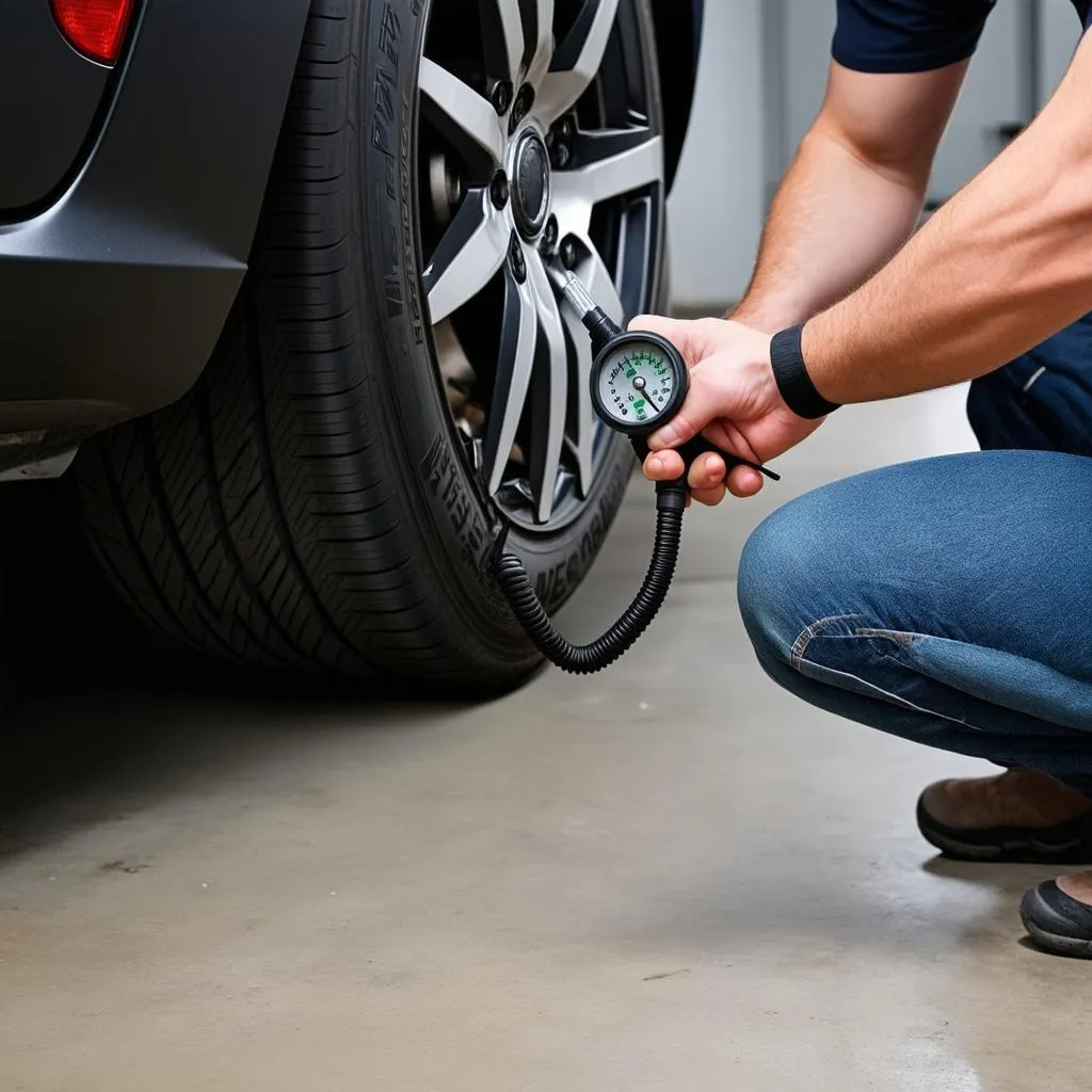 Checking Tire Pressure