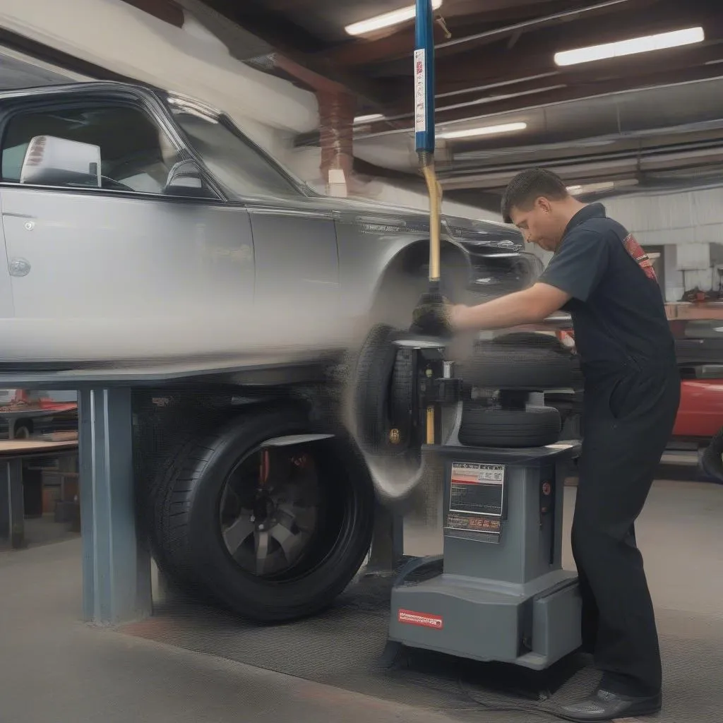 Tire Balancing Machine