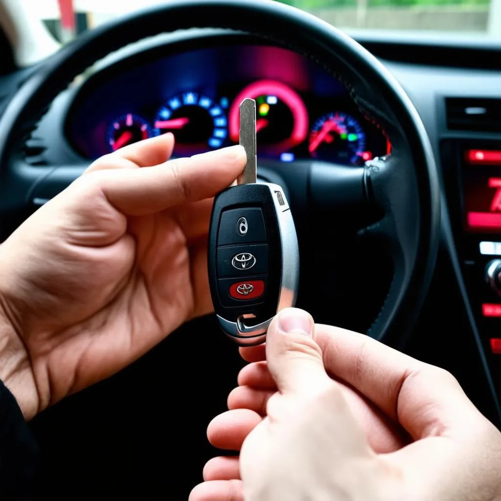 Successful Autel Key Programming on a Toyota Corolla