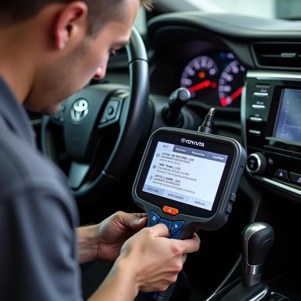 Toyota TPMS Reset Process