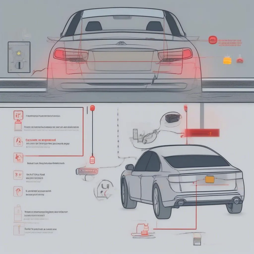 TPMS system in car