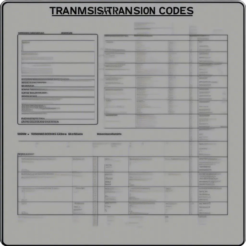 Transmission Codes