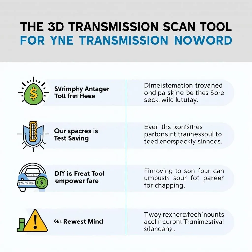 Benefits of using a transmission scan tool