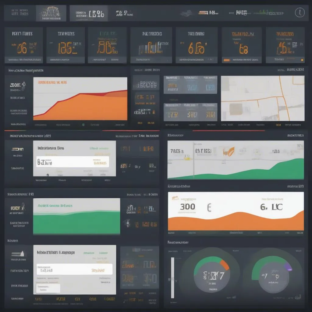 Truck fleet management dashboard