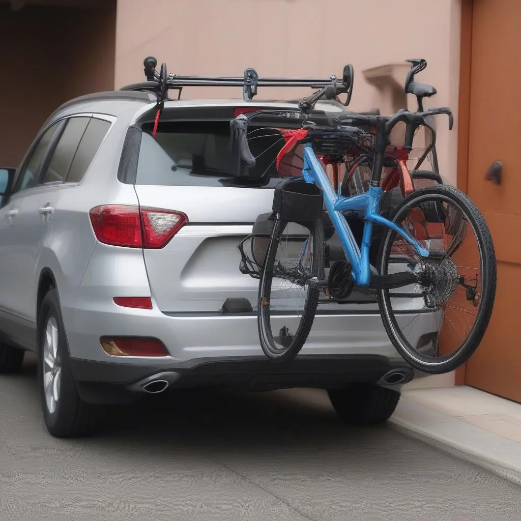 Trunk-Mounted Bike Holder