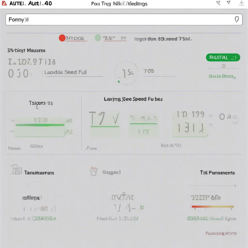 Autel TS401 Live Data Analysis