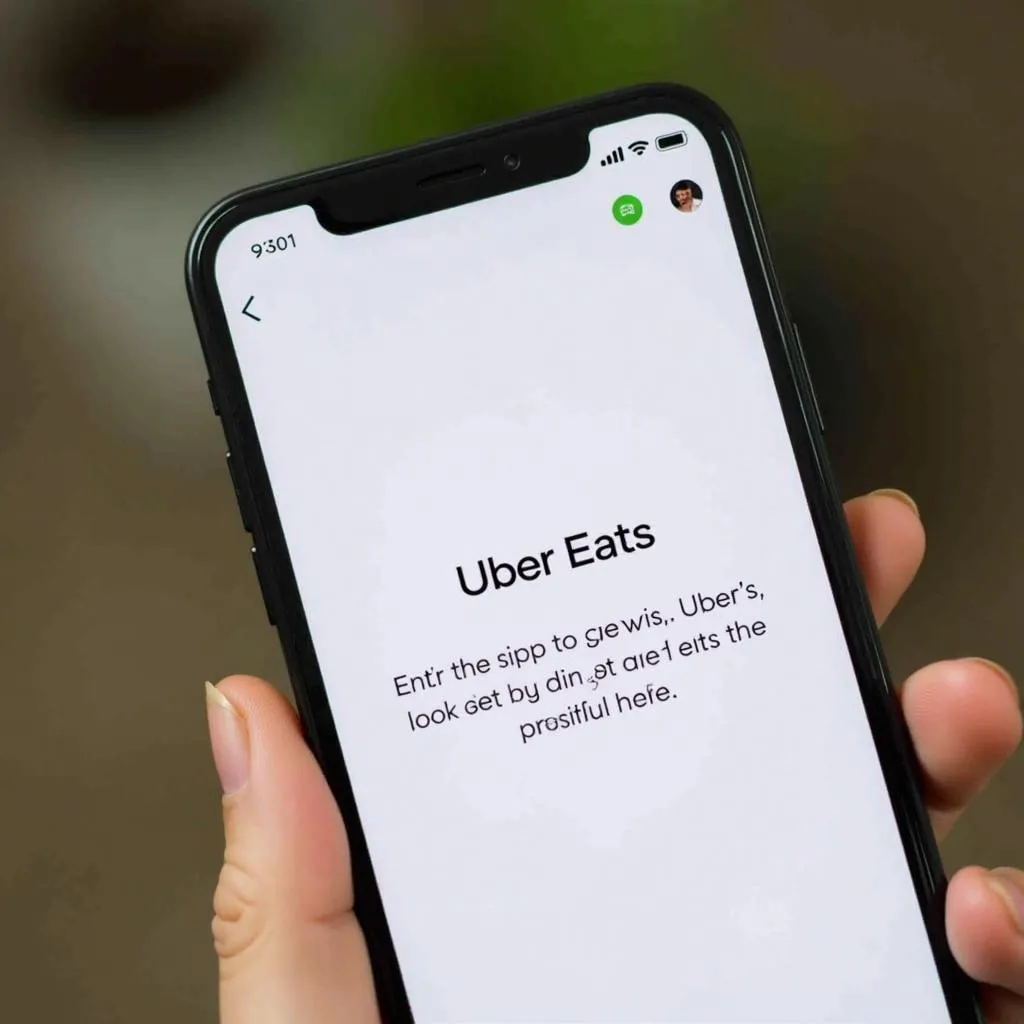 Uber Eats App Glitch